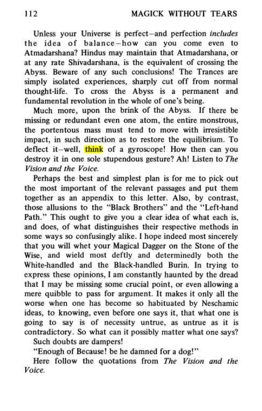 Original scan of Magick Without Tears, PDF page 145