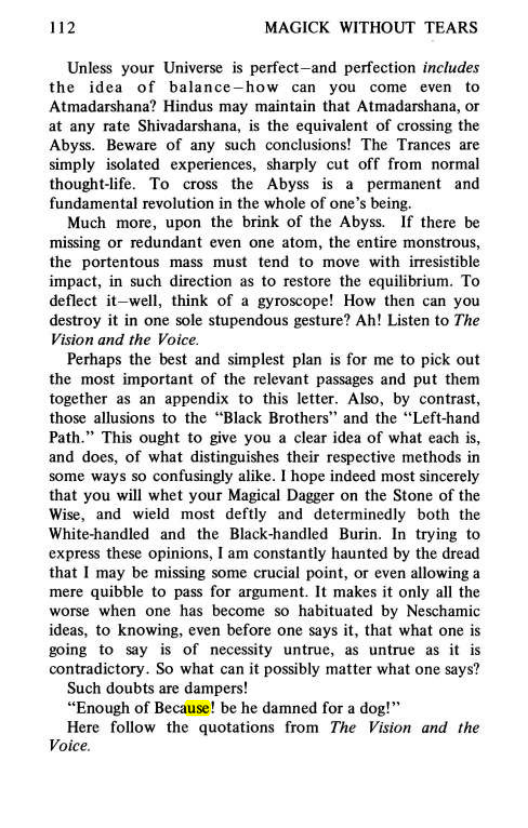Original scan of Magick Without Tears, PDF page 145