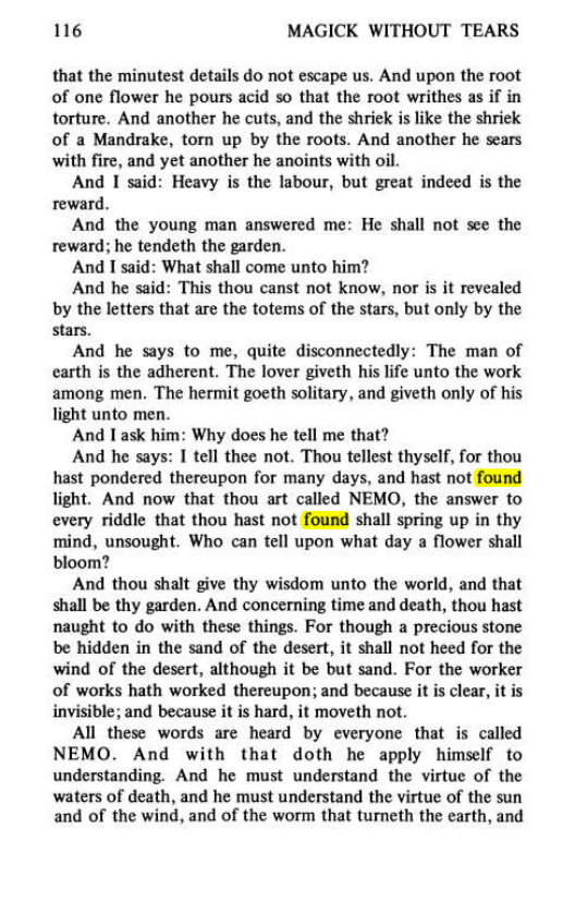 Original scan of Magick Without Tears, PDF page 149