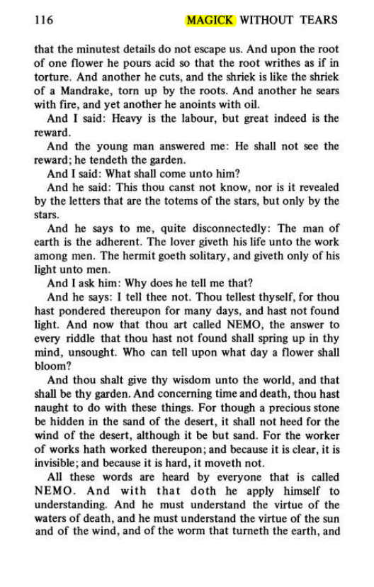 Original scan of Magick Without Tears, PDF page 149