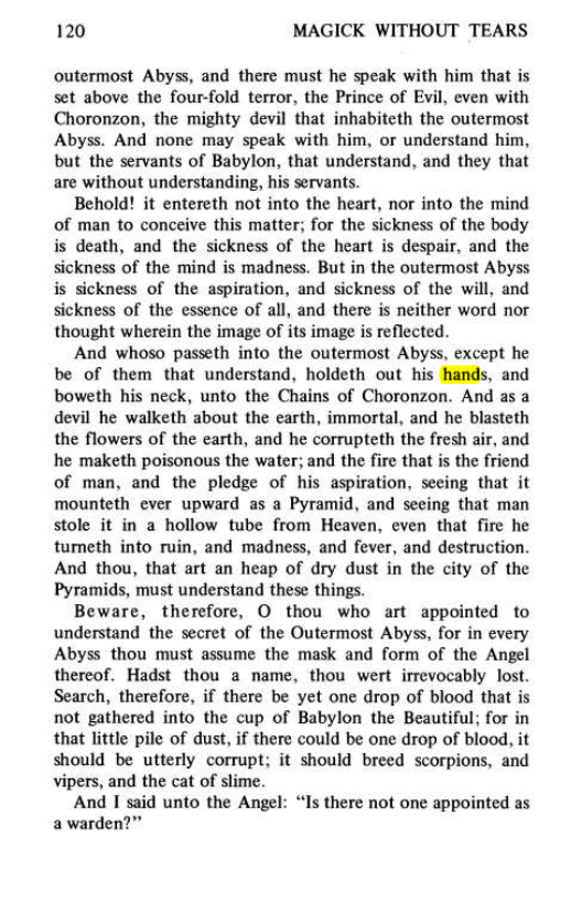 Original scan of Magick Without Tears, PDF page 153