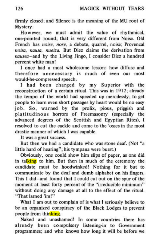 Original scan of Magick Without Tears, PDF page 159