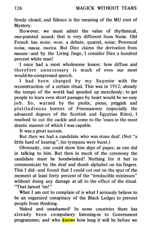 Original scan of Magick Without Tears, PDF page 159