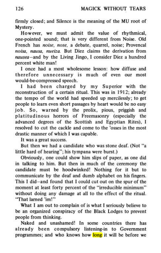 Original scan of Magick Without Tears, PDF page 159