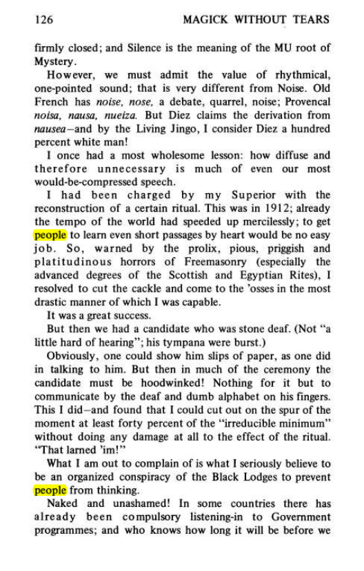 Original scan of Magick Without Tears, PDF page 159