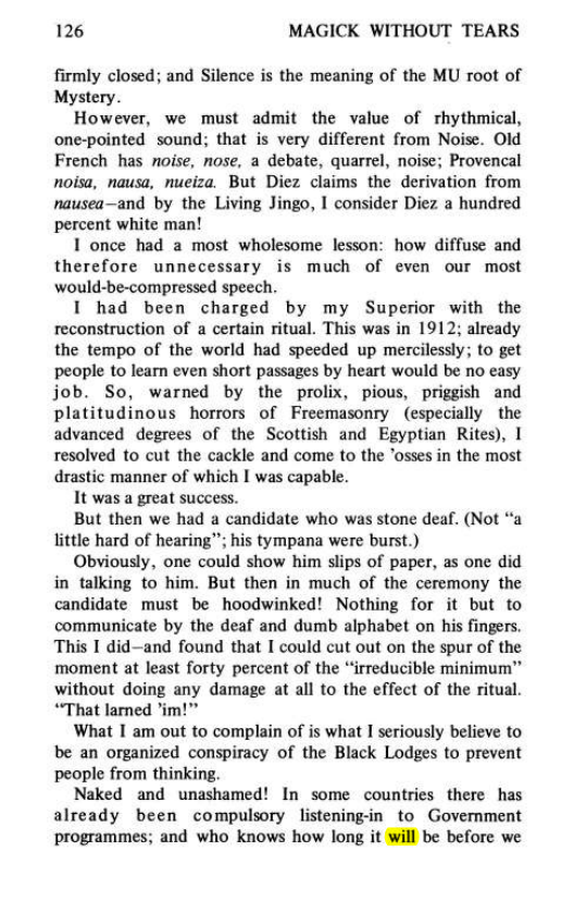 Original scan of Magick Without Tears, PDF page 159