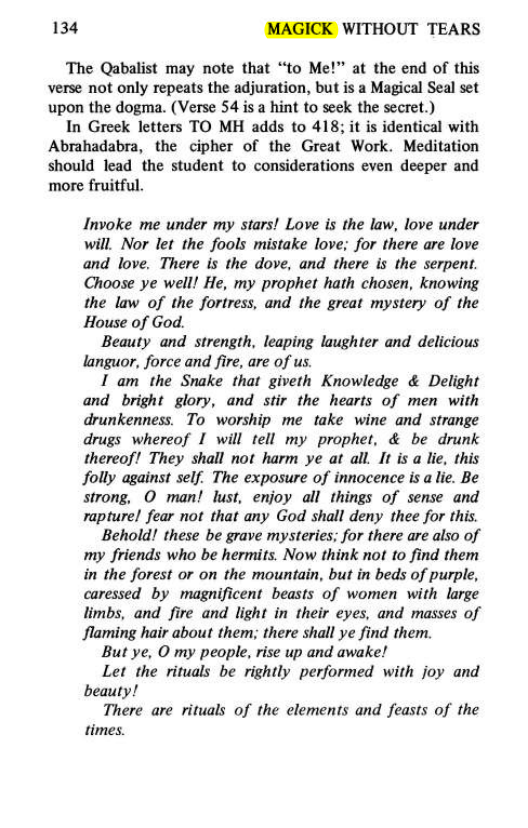 Original scan of Magick Without Tears, PDF page 167