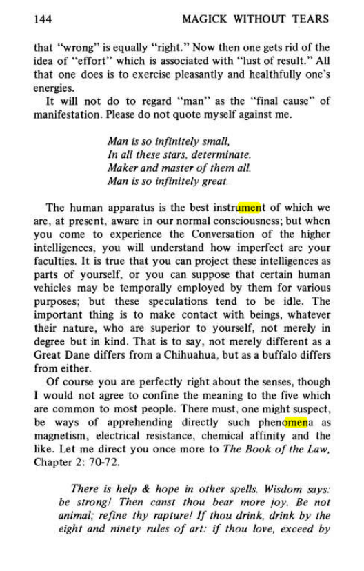 Original scan of Magick Without Tears, PDF page 177