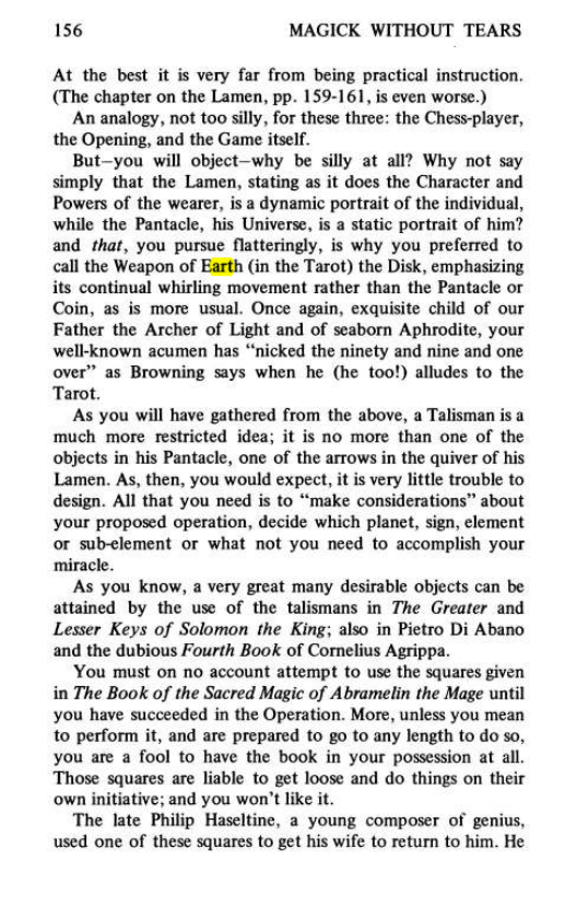 Original scan of Magick Without Tears, PDF page 189