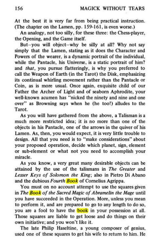 Original scan of Magick Without Tears, PDF page 189