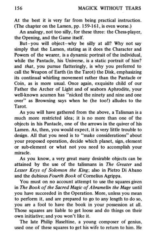 Original scan of Magick Without Tears, PDF page 189