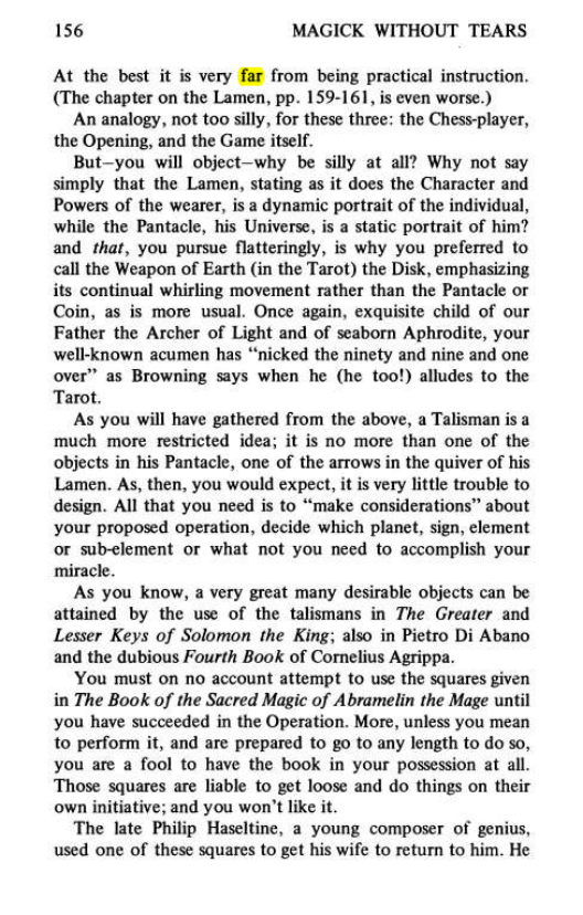 Original scan of Magick Without Tears, PDF page 189