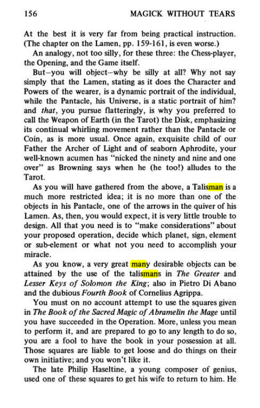 Original scan of Magick Without Tears, PDF page 189