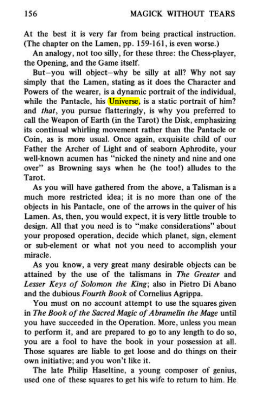 Original scan of Magick Without Tears, PDF page 189