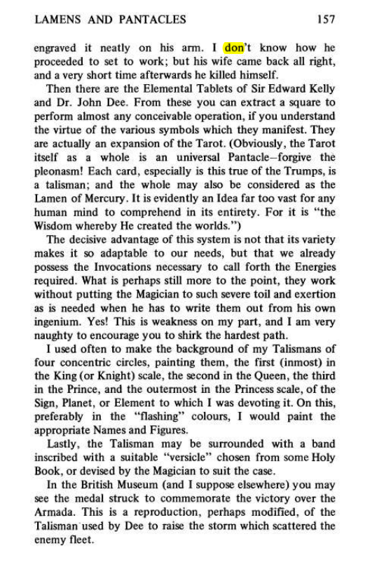 Original scan of Magick Without Tears, PDF page 190