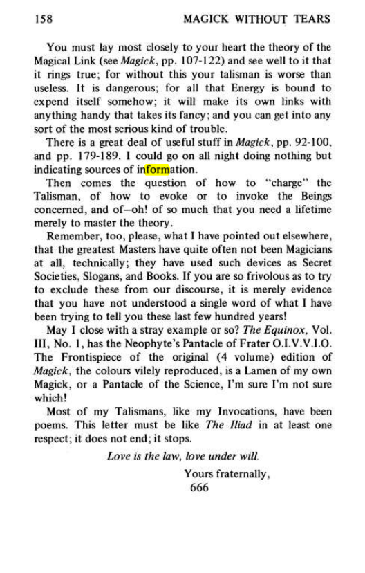 Original scan of Magick Without Tears, PDF page 191