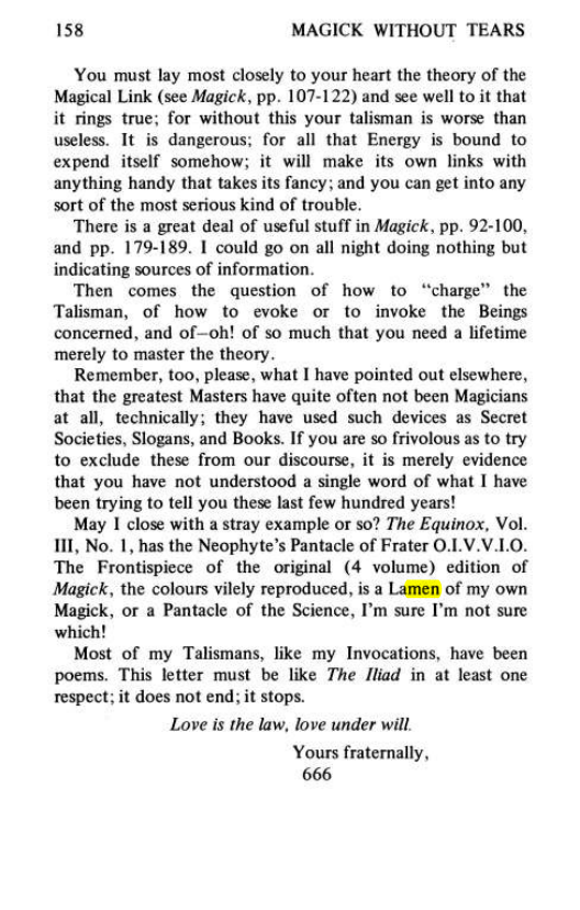 Original scan of Magick Without Tears, PDF page 191