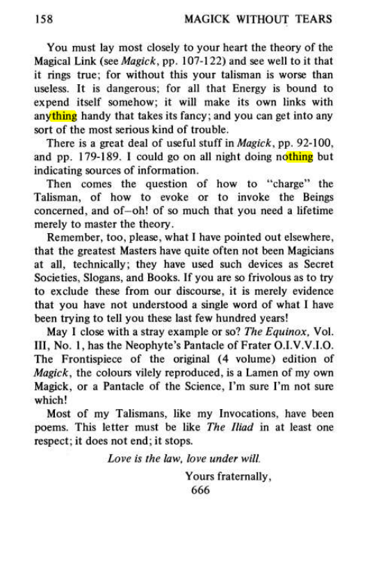 Original scan of Magick Without Tears, PDF page 191