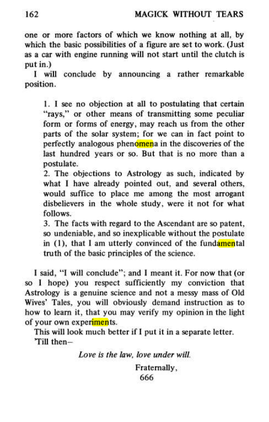 Original scan of Magick Without Tears, PDF page 195