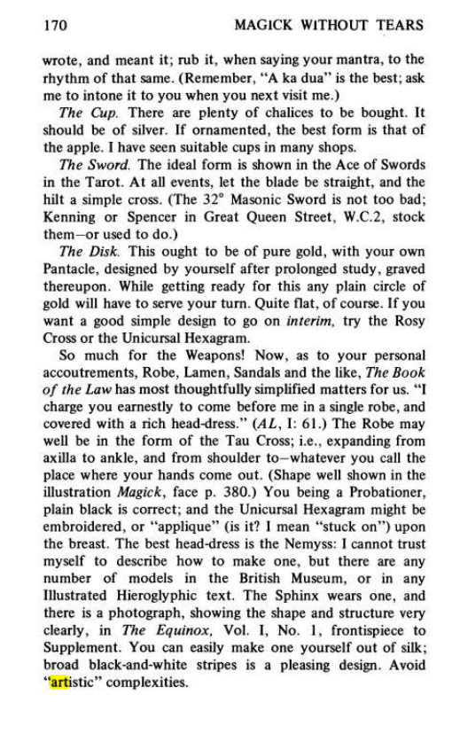 Original scan of Magick Without Tears, PDF page 203