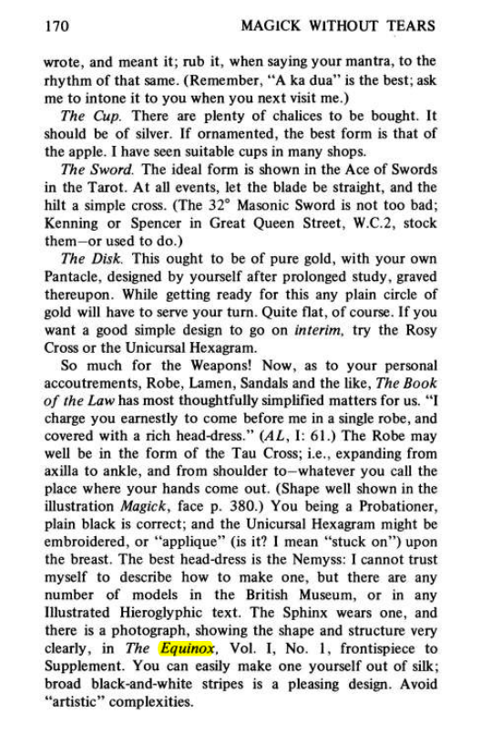 Original scan of Magick Without Tears, PDF page 203