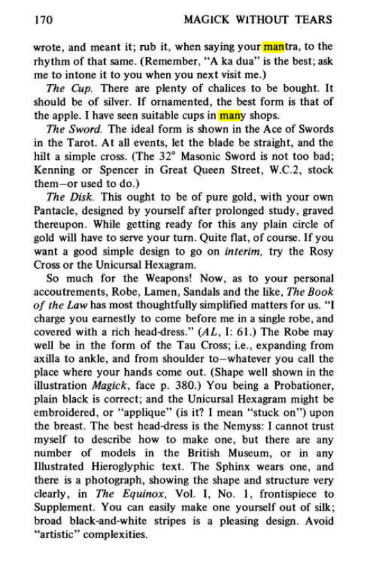 Original scan of Magick Without Tears, PDF page 203