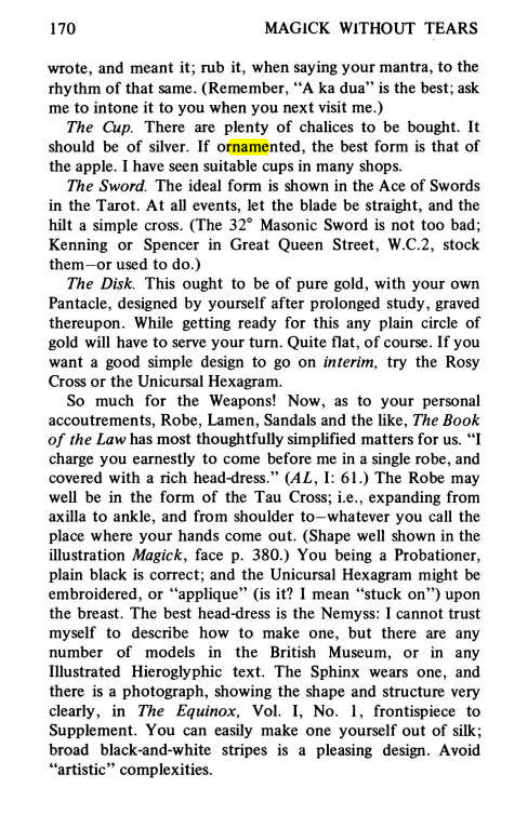 Original scan of Magick Without Tears, PDF page 203