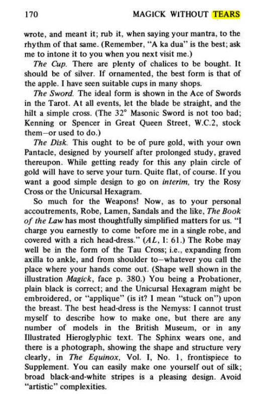 Original scan of Magick Without Tears, PDF page 203