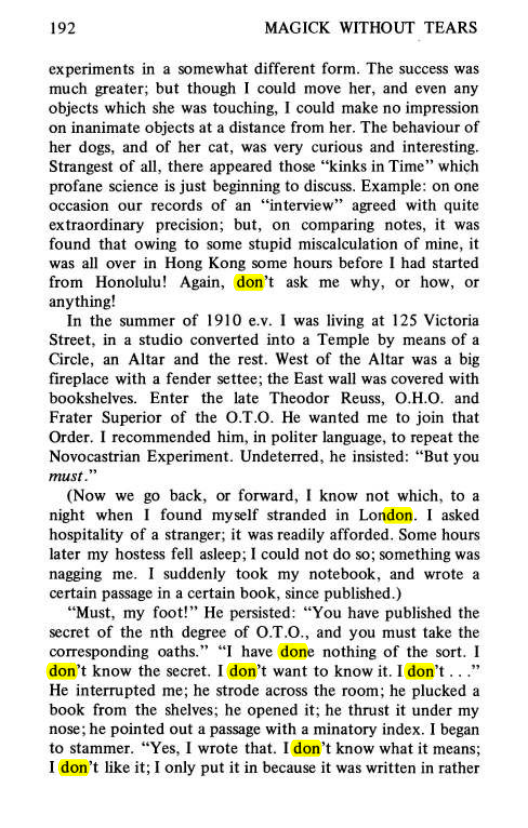 Original scan of Magick Without Tears, PDF page 225
