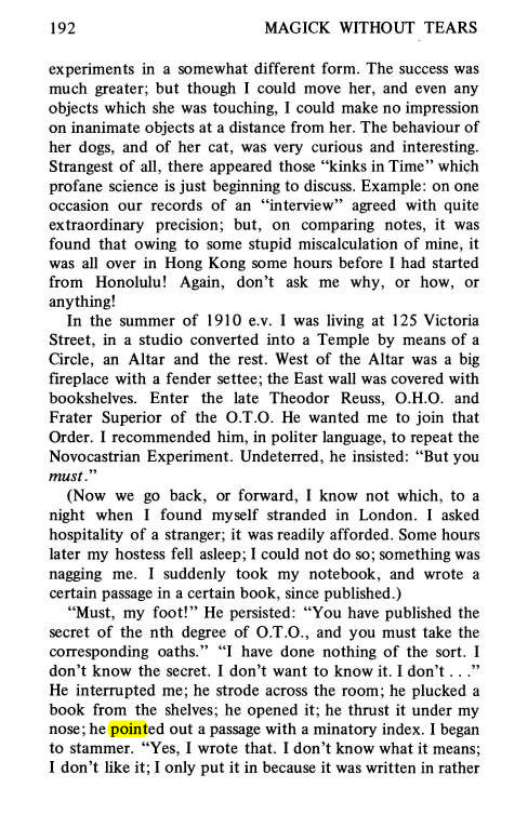 Original scan of Magick Without Tears, PDF page 225