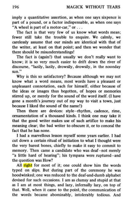 Original scan of Magick Without Tears, PDF page 229
