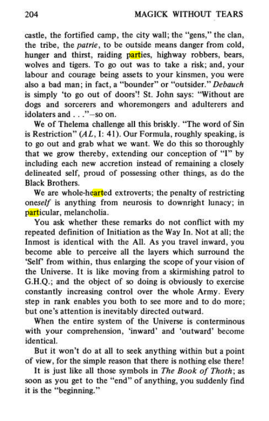 Original scan of Magick Without Tears, PDF page 237