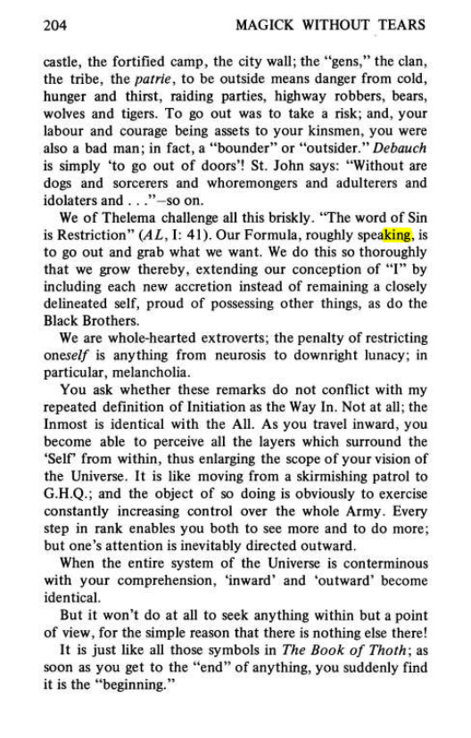 Original scan of Magick Without Tears, PDF page 237