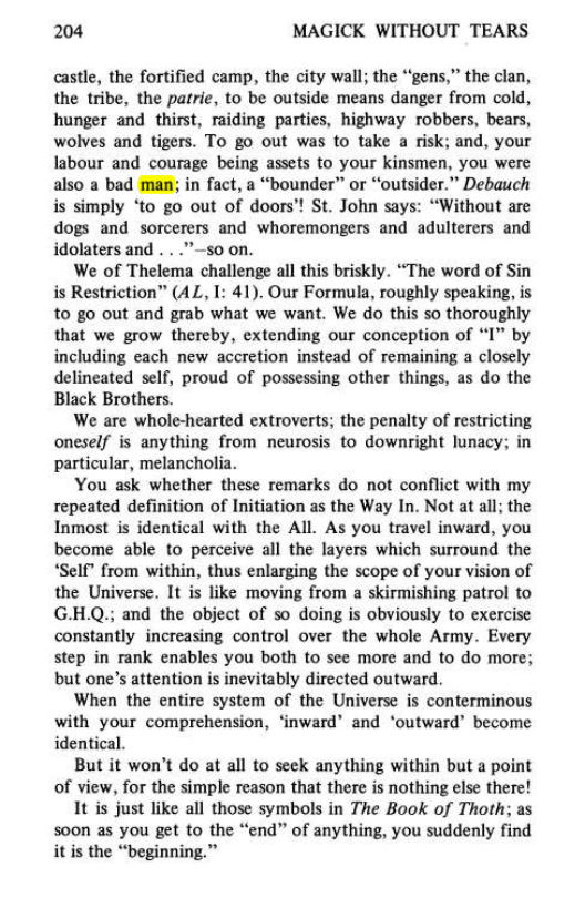 Original scan of Magick Without Tears, PDF page 237