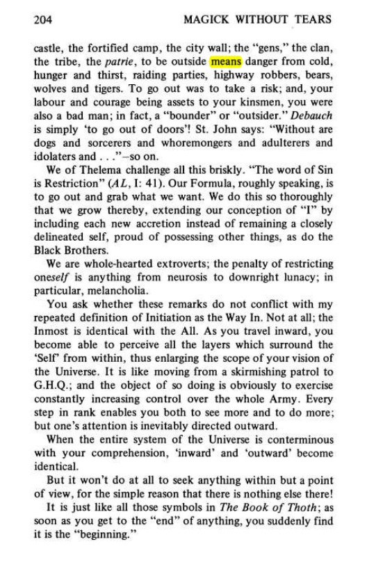 Original scan of Magick Without Tears, PDF page 237