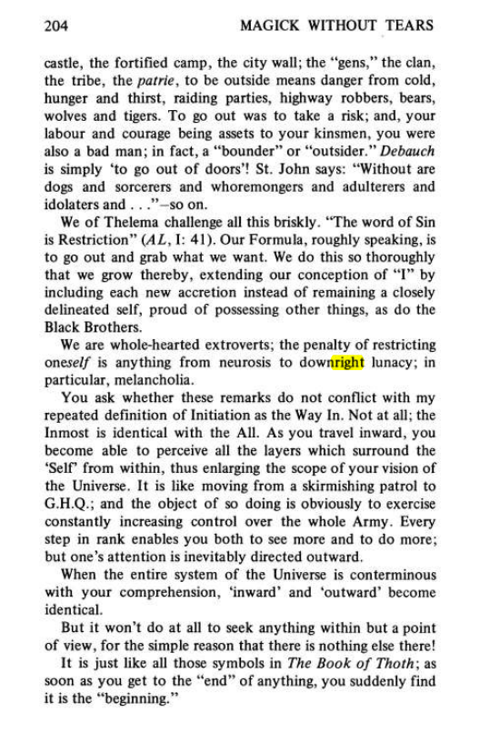 Original scan of Magick Without Tears, PDF page 237