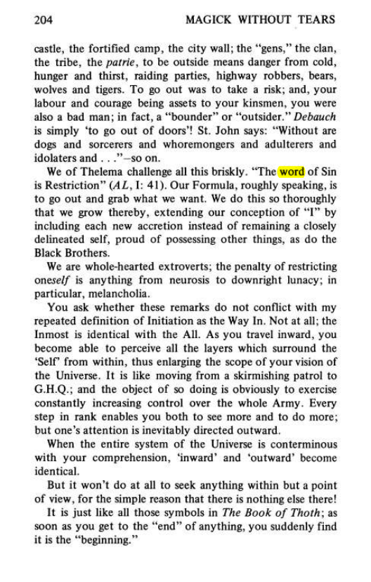 Original scan of Magick Without Tears, PDF page 237