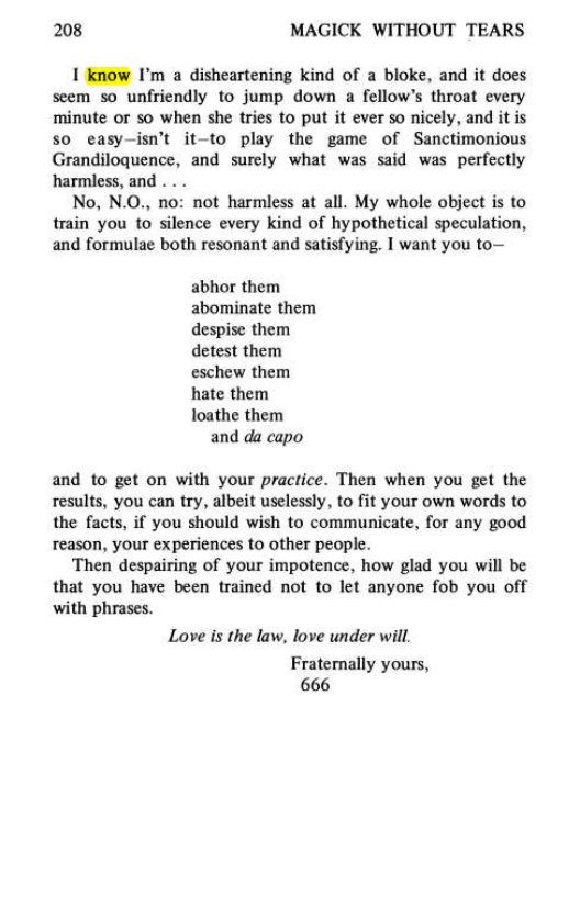 Original scan of Magick Without Tears, PDF page 241