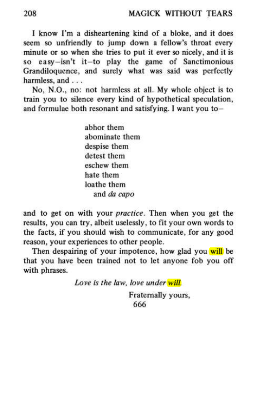 Original scan of Magick Without Tears, PDF page 241