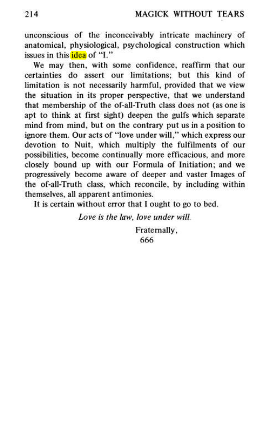 Original scan of Magick Without Tears, PDF page 247