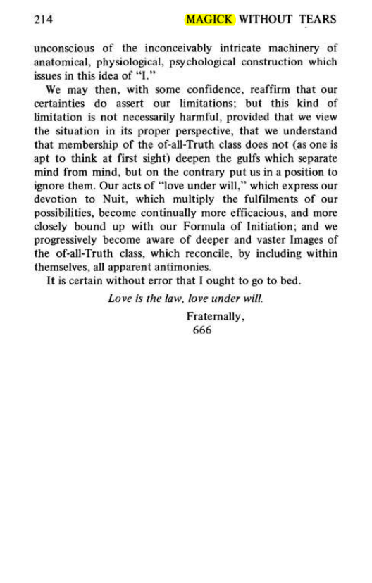 Original scan of Magick Without Tears, PDF page 247