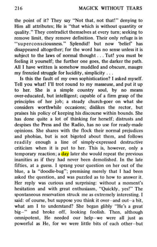 Original scan of Magick Without Tears, PDF page 249
