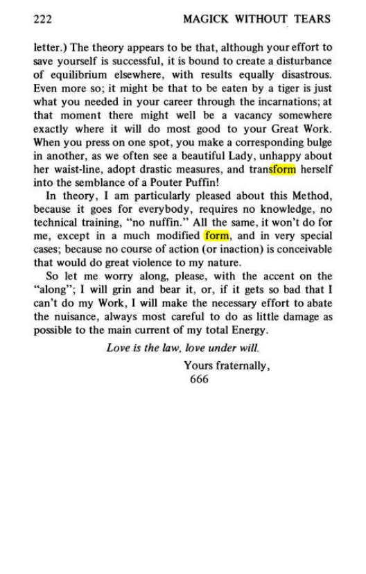Original scan of Magick Without Tears, PDF page 255