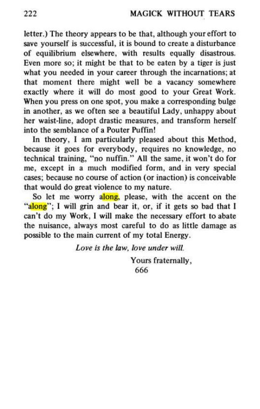 Original scan of Magick Without Tears, PDF page 255