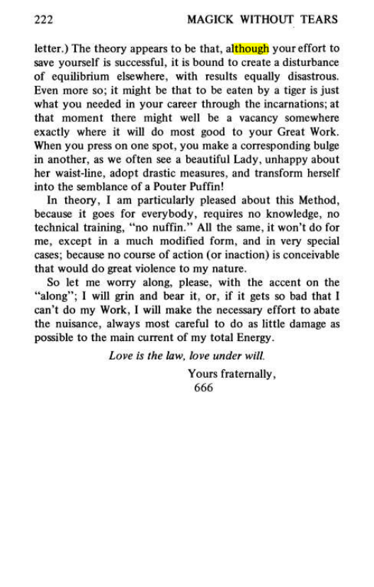 Original scan of Magick Without Tears, PDF page 255
