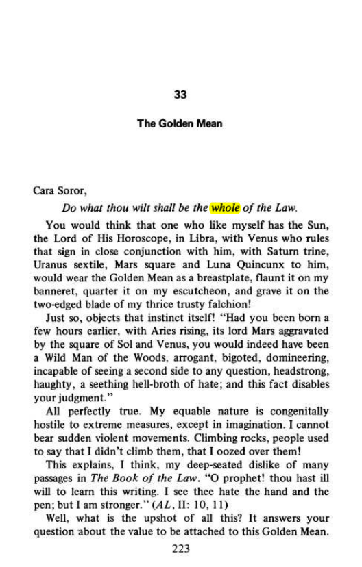 Original scan of Magick Without Tears, PDF page 256