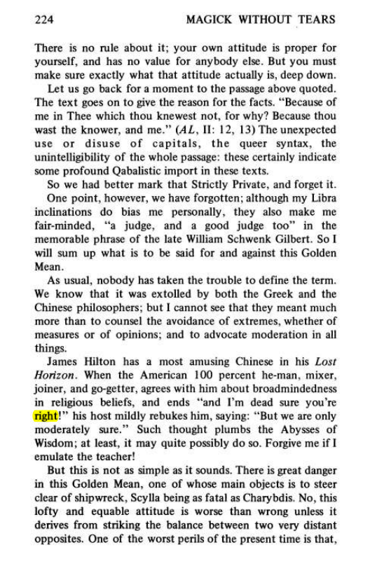 Original scan of Magick Without Tears, PDF page 257