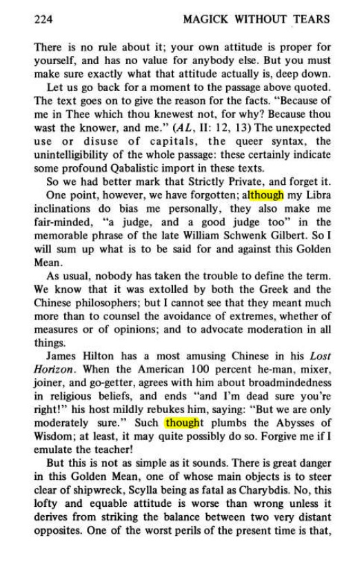 Original scan of Magick Without Tears, PDF page 257