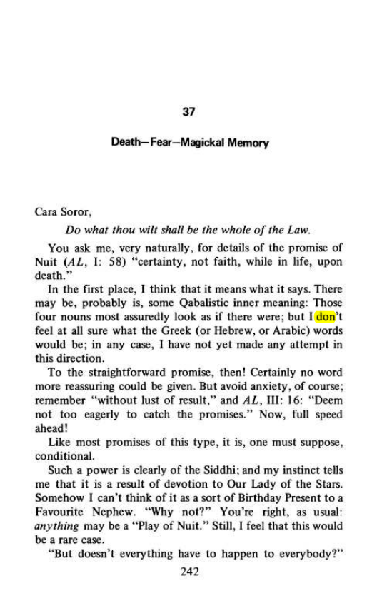 Original scan of Magick Without Tears, PDF page 275
