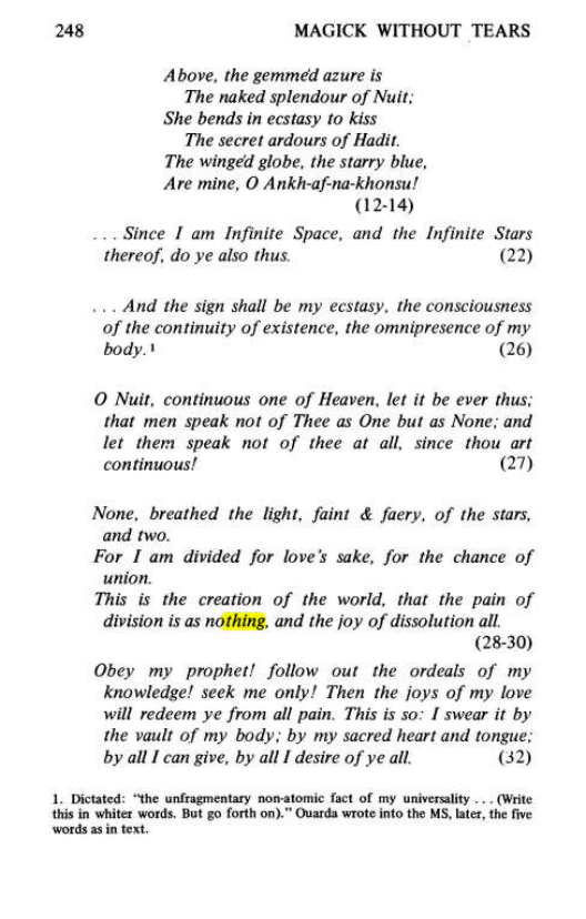 Original scan of Magick Without Tears, PDF page 281